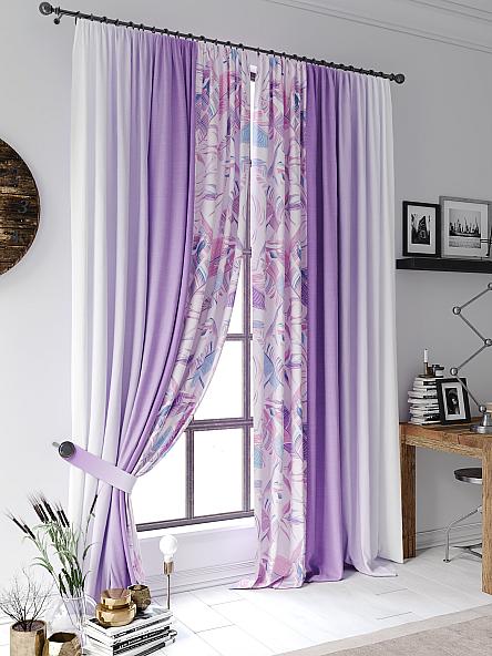 Комплект штор Кенкрис (фиолетовый) - фото 3