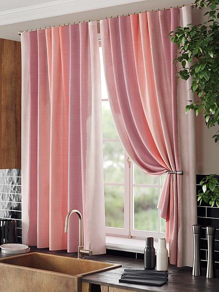 Комплект штор для кухни Формонрис (ягодный) - фото 4