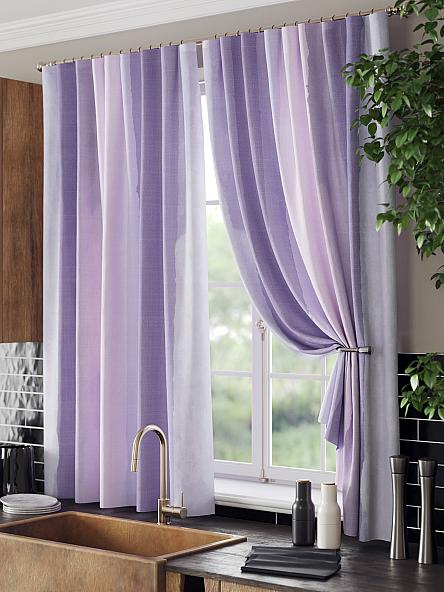 Комплект штор для кухни Формонрис (сиреневый) - фото 4