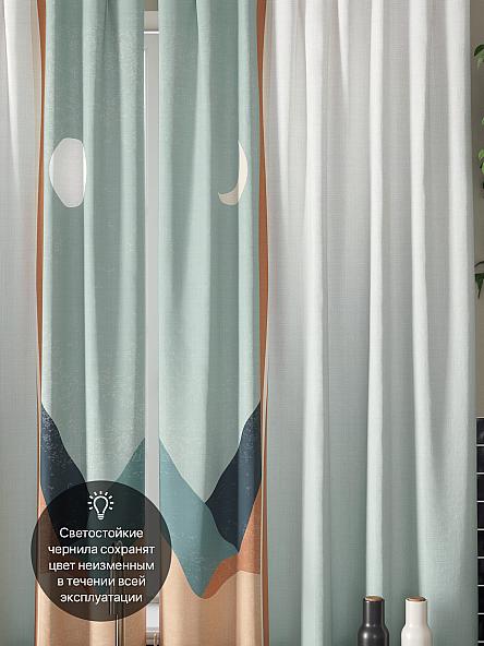 Комплект штор для кухни Лиримерс (мята) - фото 3