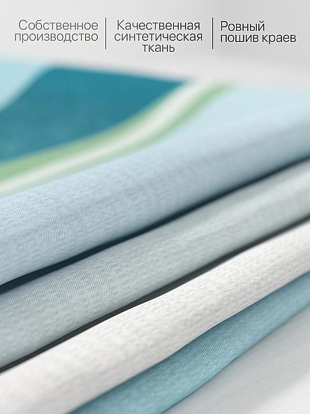 Комплект штор для кухни Лиримерс (голубой) - фото 6