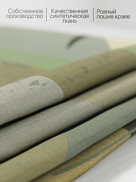 Комплект штор для кухни Ромлифенс (зеленый) - фото 6