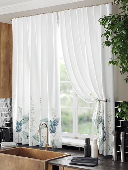 Комплект штор для кухни Фрелирем (белый) - фото 4