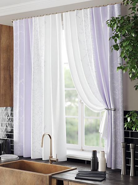 Комплект штор для кухни Френквирс (сирень) - фото 4