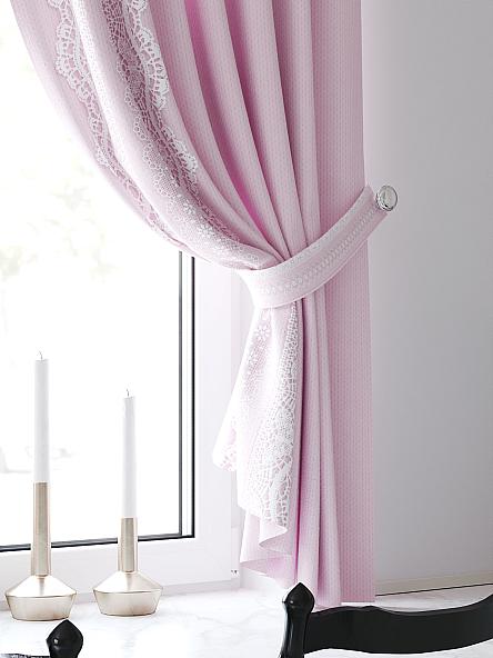 Комплект штор для кухни Фиримелир (розовый) - фото 4