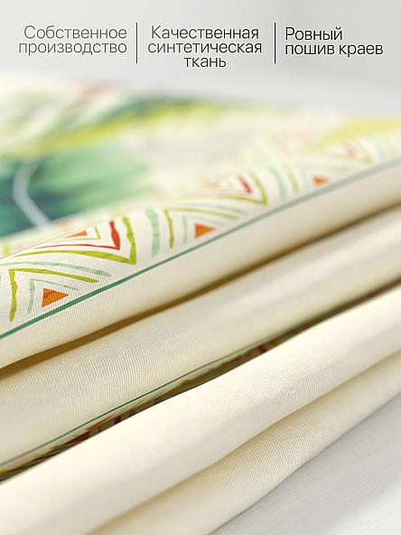 Комплект штор для кухни Сенкриверс (зелено-желтый) - фото 6