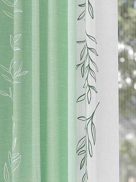 Комплект штор Финкверис (зеленый) - фото 2