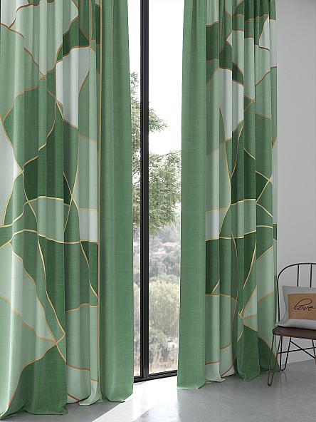 Комплект штор Ломинквес (зеленый) - фото 3