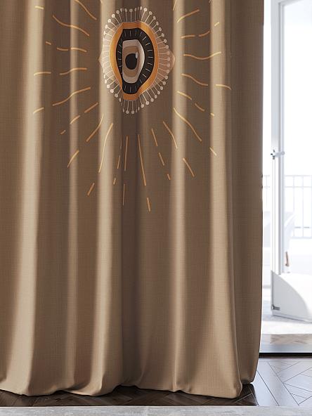 Комплект штор Фирилиос (коричневый) - фото 3