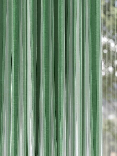 Комплект штор Финесет (зеленый) - фото 2