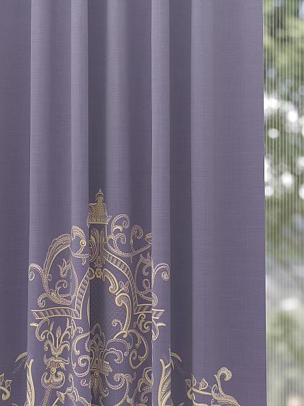 Комплект штор Лорниокс (фиолетовый) - фото 2