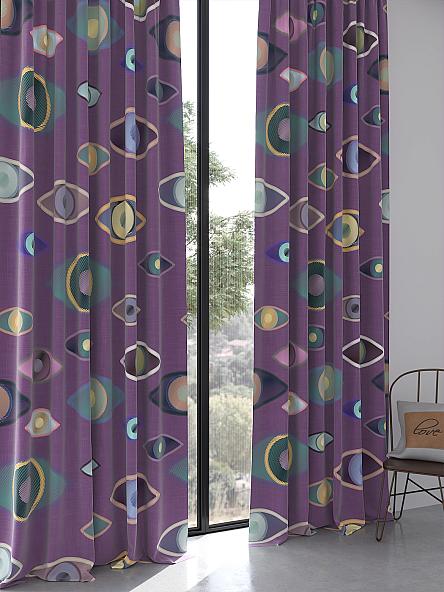 Комплект штор Рентвирес (фиолетовый) - фото 3