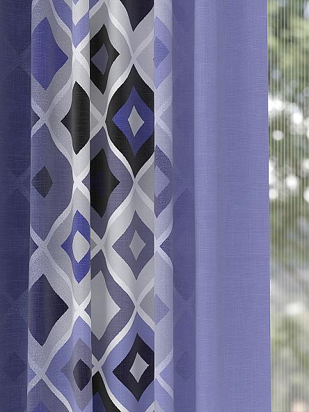 Комплект штор Лирминтес (фиолетовый) - фото 2