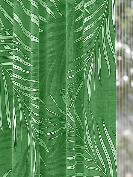Комплект штор Ломгенс (зеленый) - фото 2