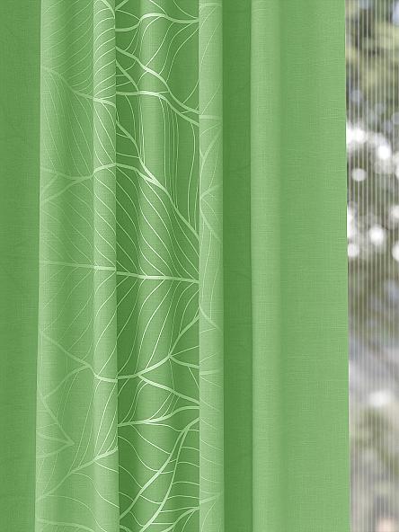 Комплект штор Велмонс (зеленый) - фото 2