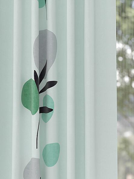 Комплект штор Лиминексит (зеленый) - фото 2
