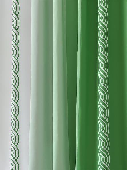 Комплект штор Ренгрес (зеленый) - фото 2