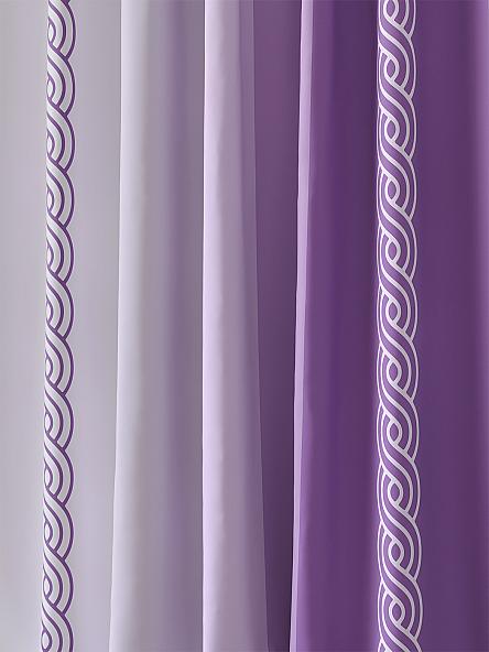 Комплект штор Ренгрес (фиолетовый) - фото 2