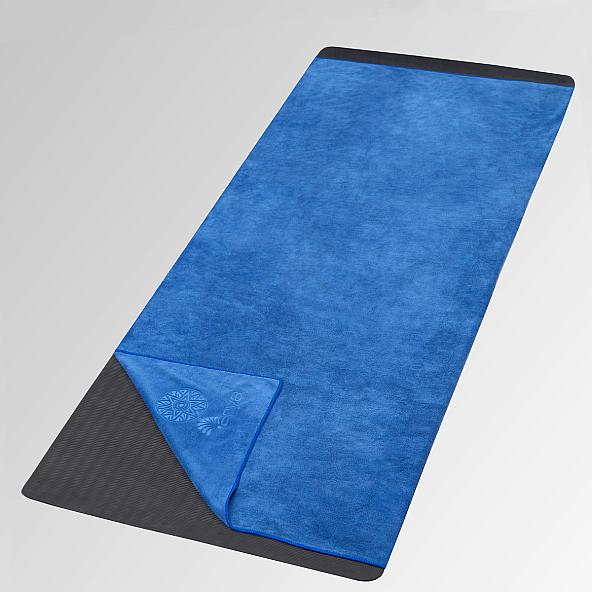 Полотенце Дзен (синий) для йоги - фото 5