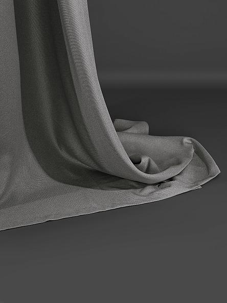 Портьера Мензол (серый) - 340 см - фото 3