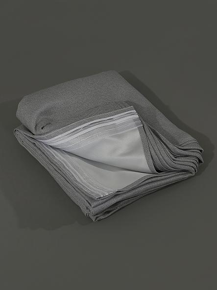 Портьера Мензол (серый) - 340 см - фото 12