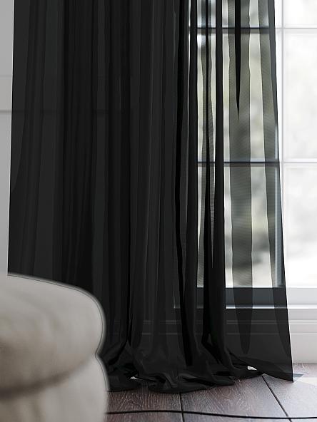 Тюль Перол (черный) 290 см - фото 8
