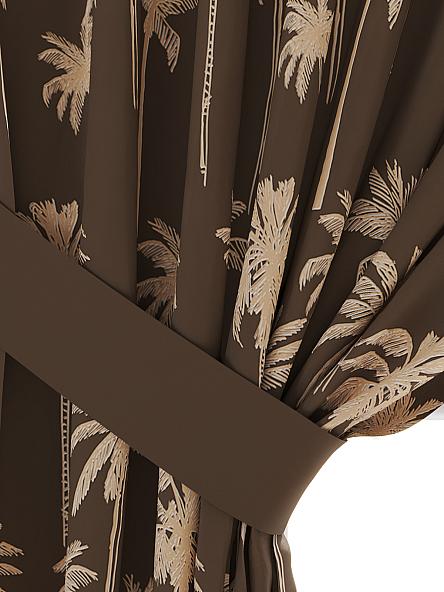 Комплект штор Тиманикс (коричневый) - фото 4