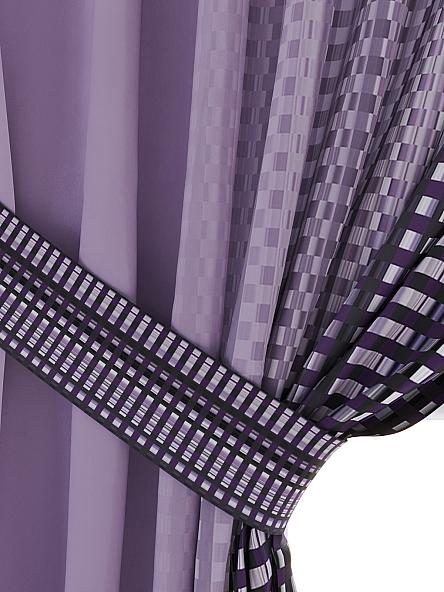 Комплект штор Фирикрос (фиолетовый) - фото 4