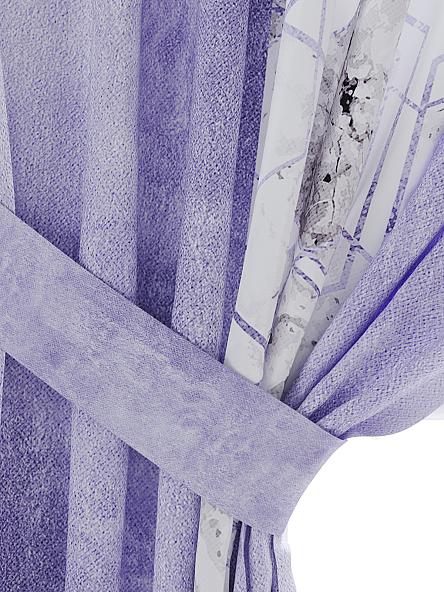 Комплект штор Рифликрон (фиолетовый) - фото 4
