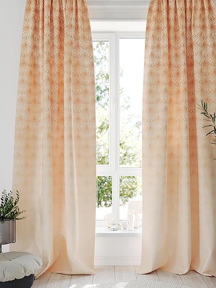 Комплект штор Фентрару (оранжевый) - фото 5
