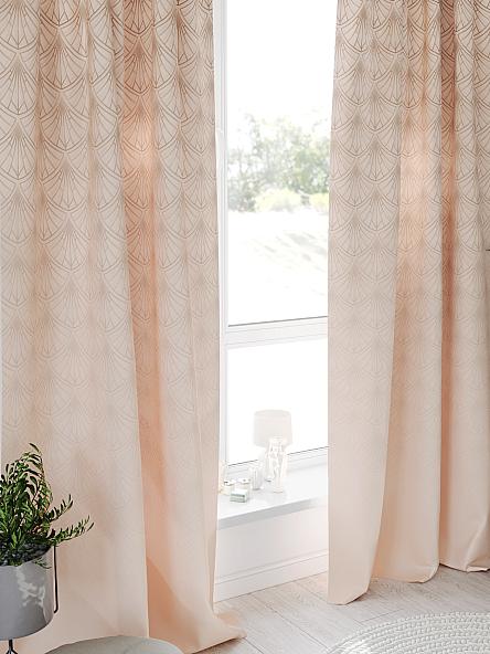 Комплект штор Фентрару (персиковый) - фото 4