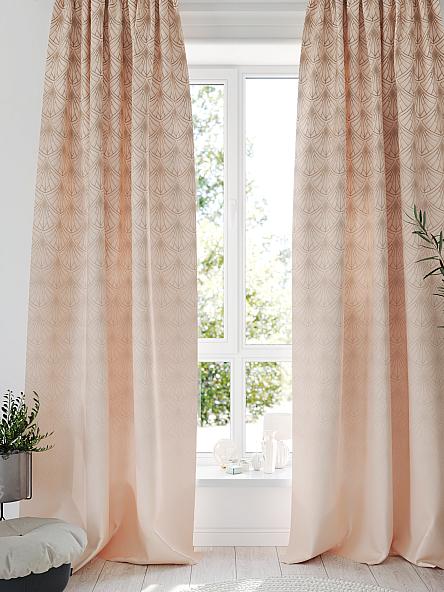 Комплект штор Фентрару (персиковый) - фото 5