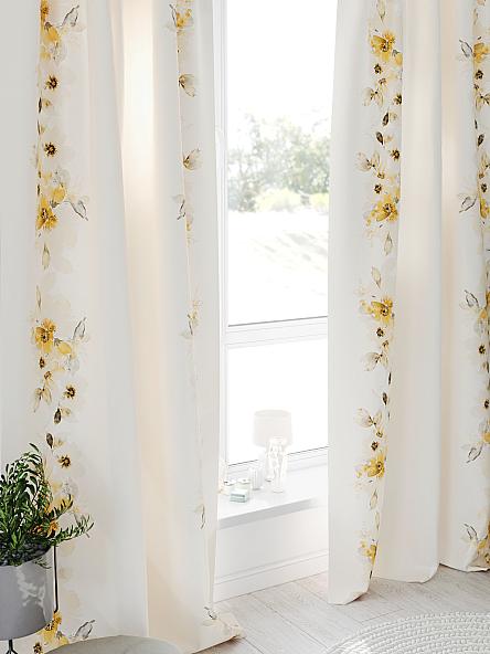 Комплект штор Минифлокс (желтый) - фото 4