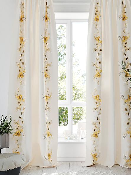 Комплект штор Минифлокс (желтый) - фото 5