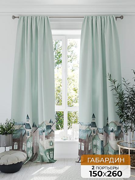 Комплект штор Кронморс (мятный)