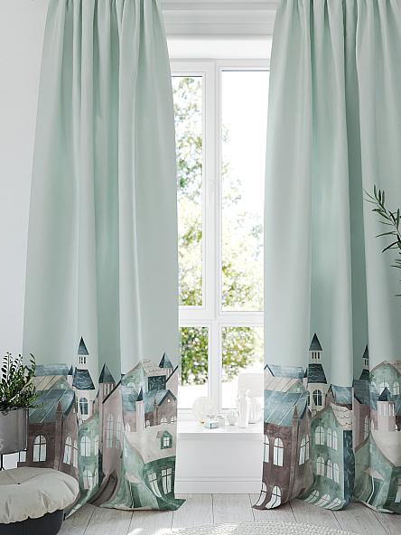 Комплект штор Кронморс (мятный) - фото 5