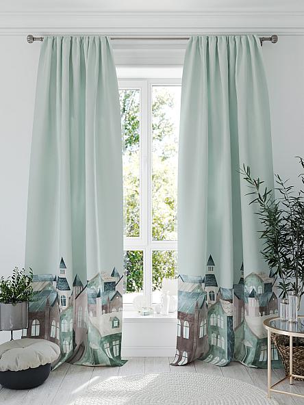 Комплект штор Кронморс (мятный) - фото 6