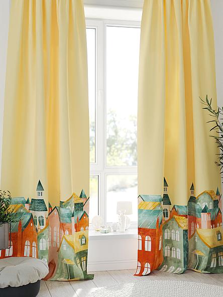 Комплект штор Кронморс (желтый) - фото 3