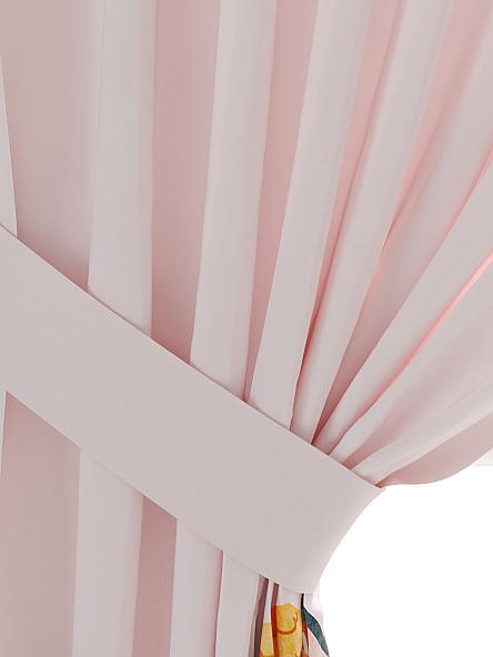 Комплект штор Кронморс (пастельно-розовый) - фото 3
