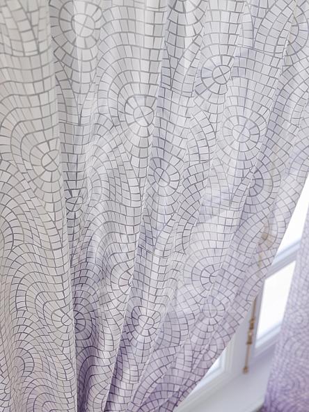 Тюль для кухни Лерсентос (фиолетовый) - фото 6