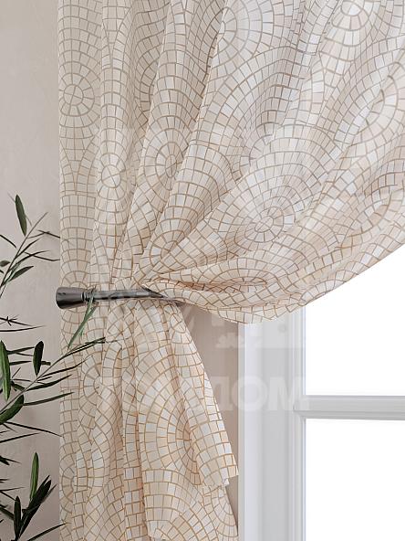 Тюль для кухни Лерсентос (персиковый) - фото 3