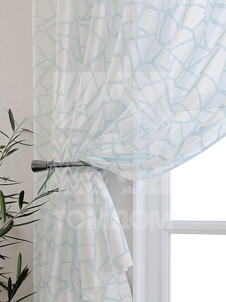 Тюль для кухни Никанвит (голубой) - фото 3