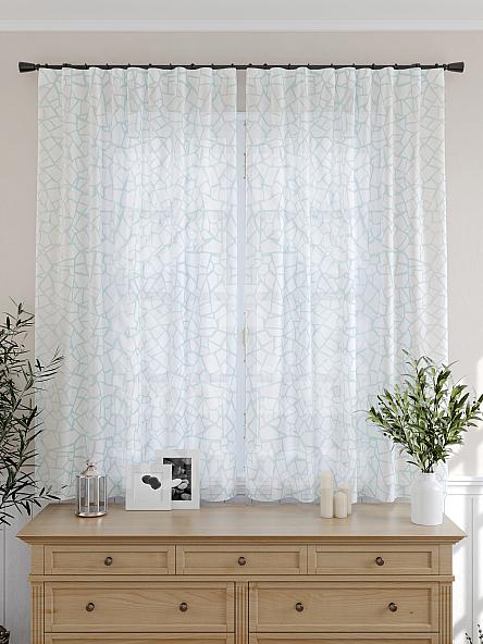 Тюль для кухни Никанвит (голубой) - фото 5