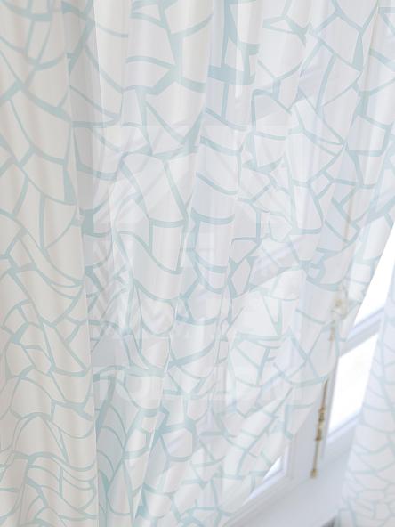 Тюль для кухни Никанвит (голубой) - фото 6