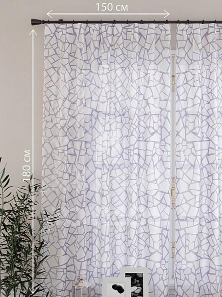 Тюль для кухни Никанвит (сиреневый) - фото 4