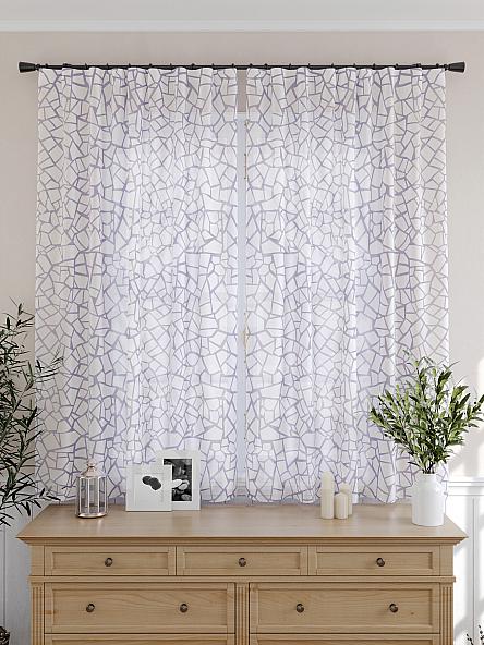 Тюль для кухни Никанвит (сиреневый) - фото 5