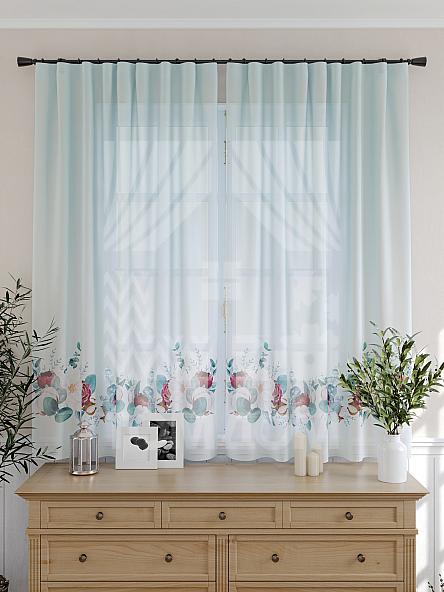 Тюль для кухни Хорнифер (бирюза) - фото 5