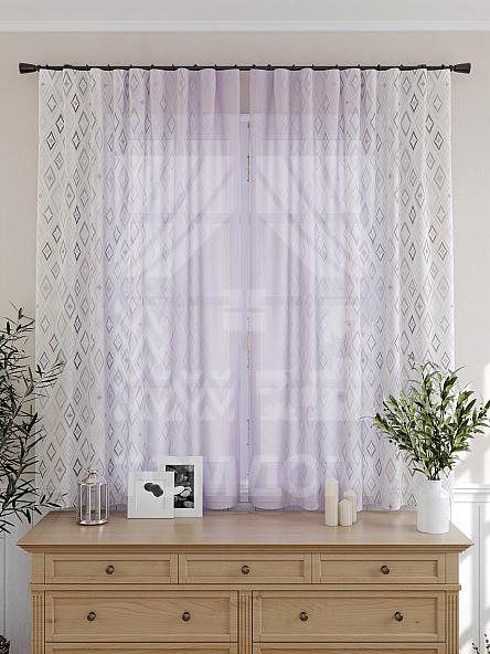 Тюль для кухни Фанвикрос (сиреневый) - фото 5
