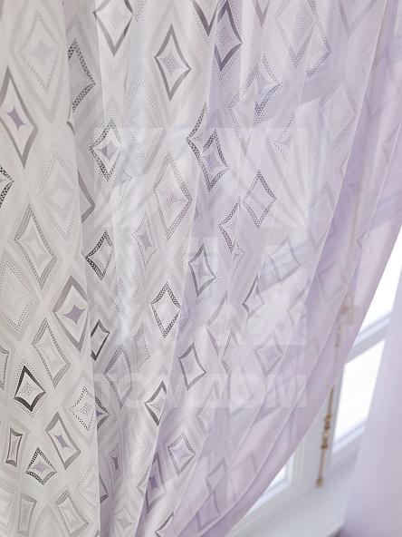 Тюль для кухни Фанвикрос (сиреневый) - фото 6