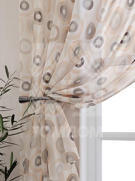 Тюль для кухни Хенфирсен (персиковый) - фото 3